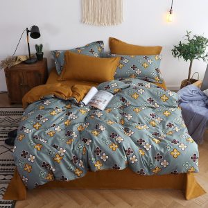 LOVINSUNSHINE Comforter Bedding Sets Cover Duvet Queen Home Textile Love Pattern 4pcs Bed Quilt AB#42