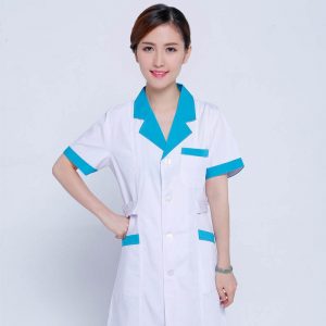 New Arrival Summer Short Sleeve Nurse Uniform Medical Lab Coat Pharmacy Uniforms Hospital Doctors White Coat