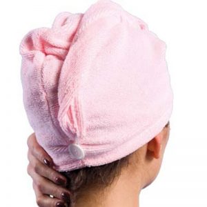 Radom Color 1PCS 59*26cm Quick Dry Microfiber Towel Hair Magic Drying Turban Wrap Hat Cap Spa Bathing Hot