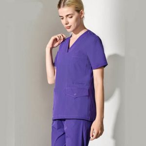 Unisex Medical Scrub Sets Short Sleeve Nurses Uniform Doctors Clothing Set Dental Clinic Work Overalls Surgical Gown Lab Coat